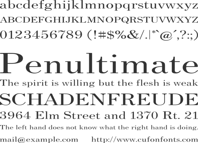 Biblismive font preview