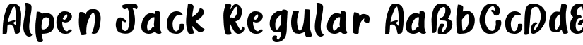 Alpen Jack Regular font