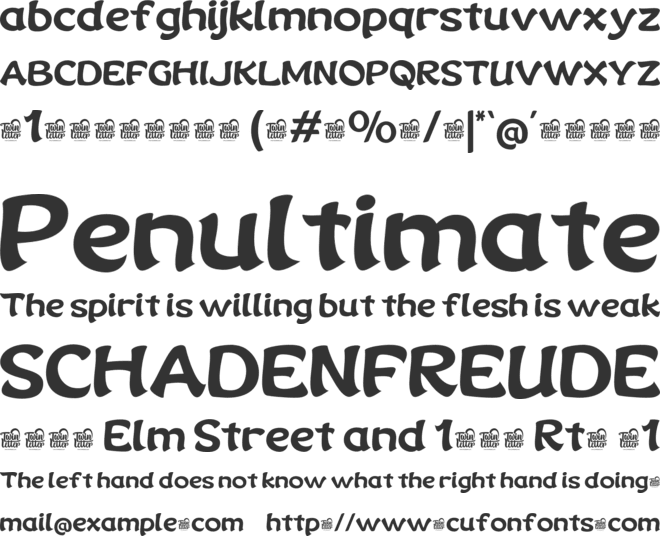 NEKLUCH Trial font preview