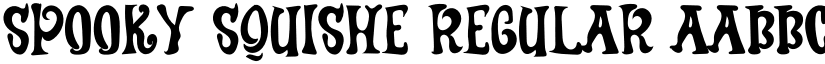 Spooky Squishe font download