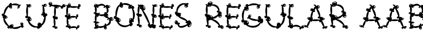 Cute Bones Regular font
