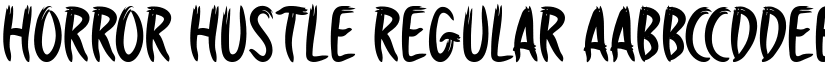 Horror Hustle Regular font