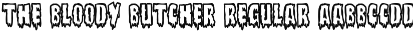 The Bloody Butcher font download