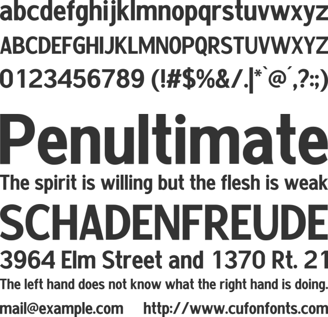 Ketika Sans font preview