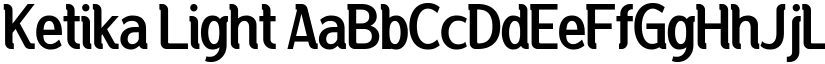 Ketika Light font