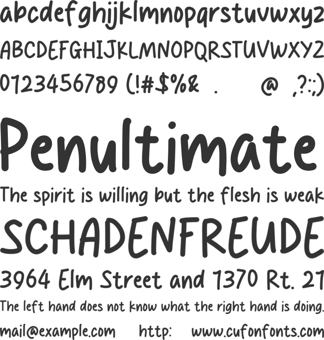 Cheese Donuts font preview