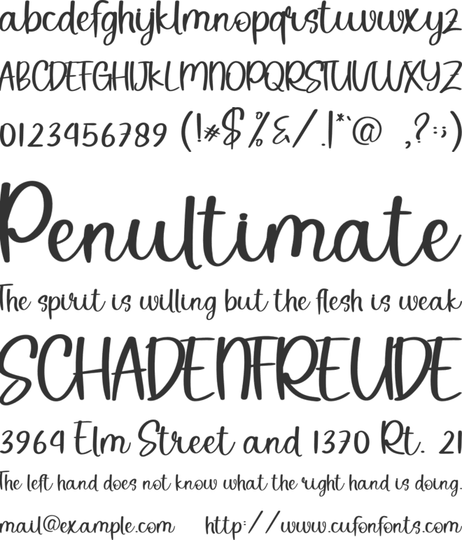 Hello Oktober font preview
