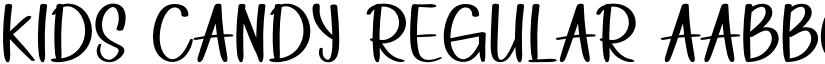 Kids Candy Regular font