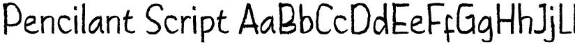 Pencilant font download