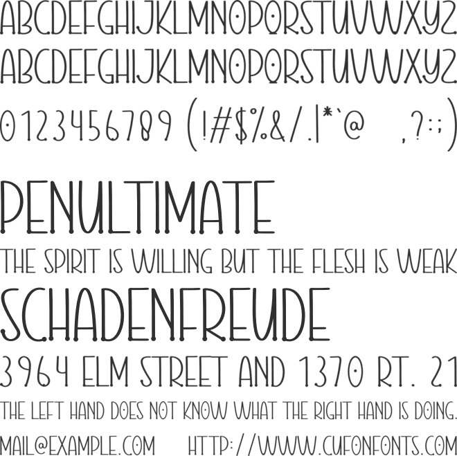 ROBOT REMOTE font preview