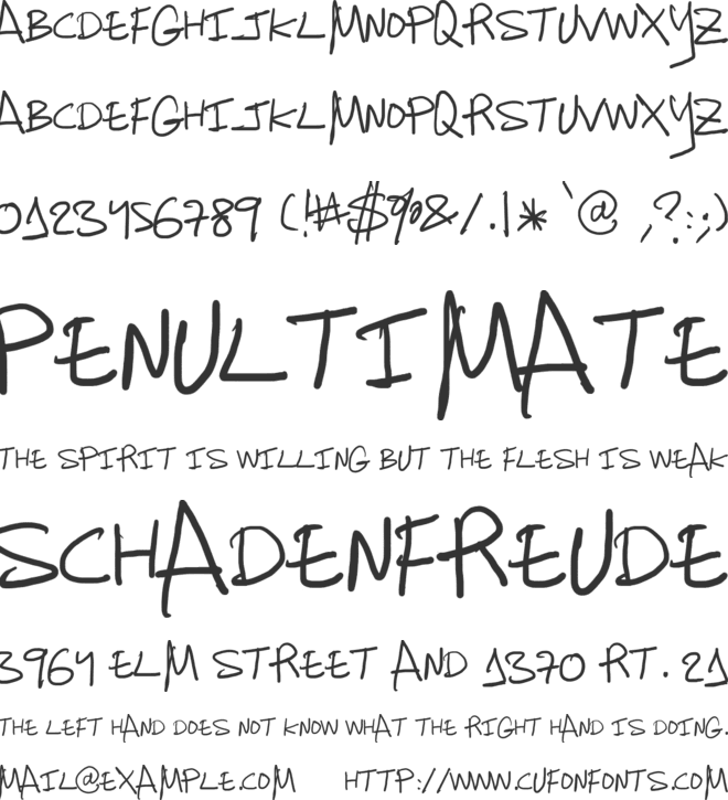 charanga font preview