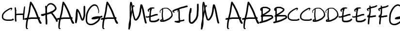 charanga Medium font