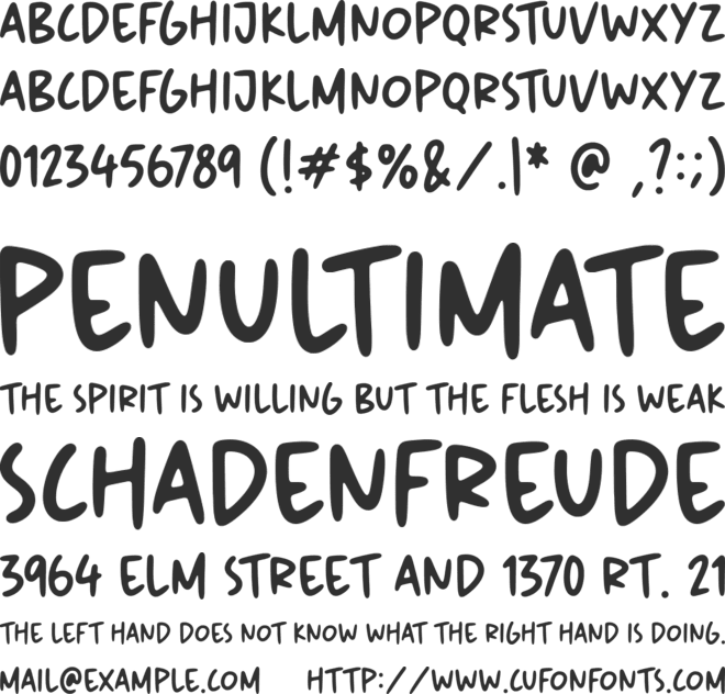 Pastry Paradise font preview