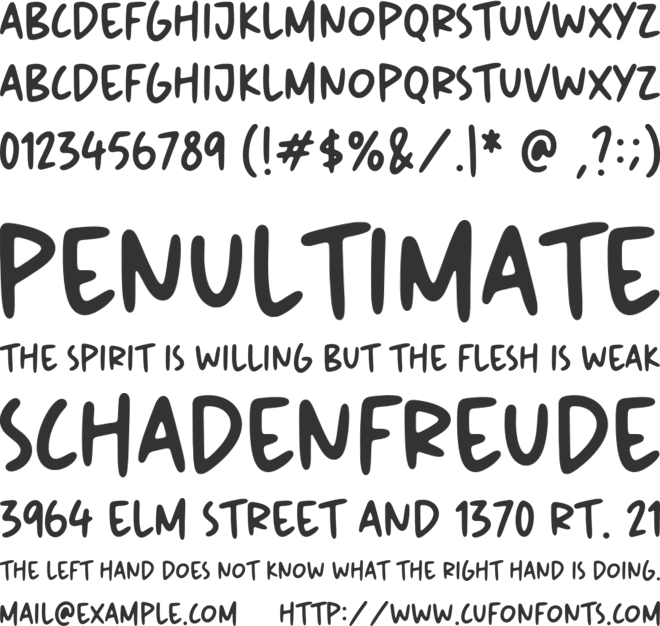 Pastry Paradise font preview