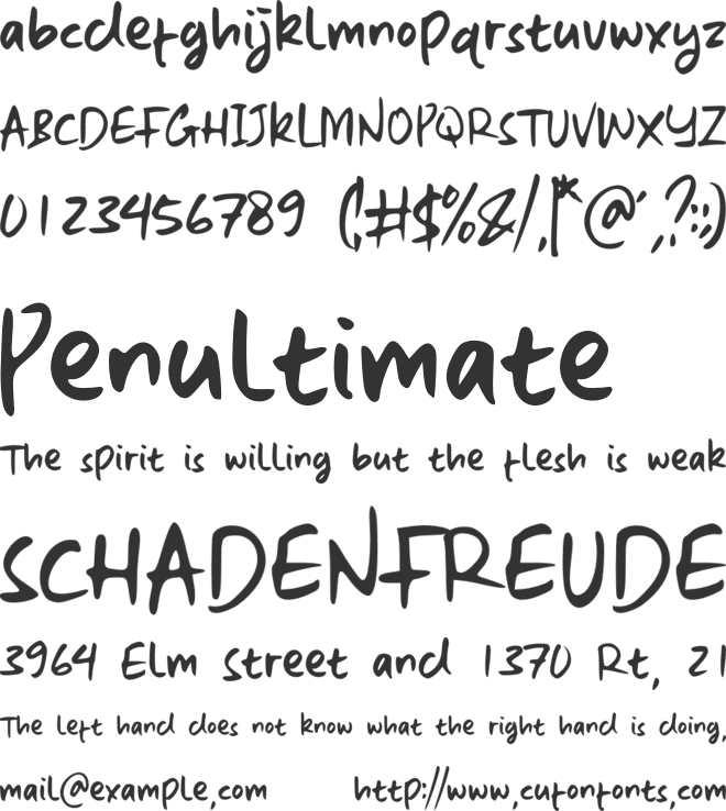 Great Journal Four font preview