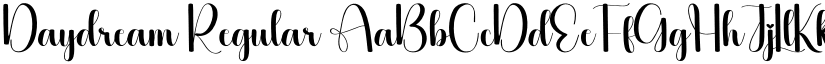 Daydream Regular font