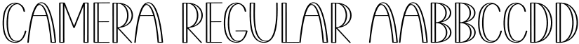 Camera Regular font