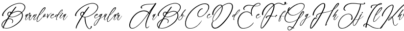 Barnlovedia Regular font