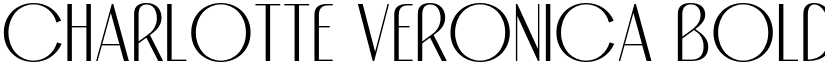 Charlotte Veronica Bold font