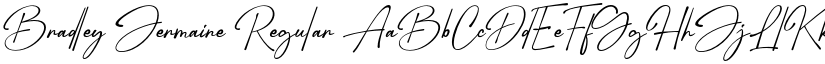 Bradley Jermaine Regular font