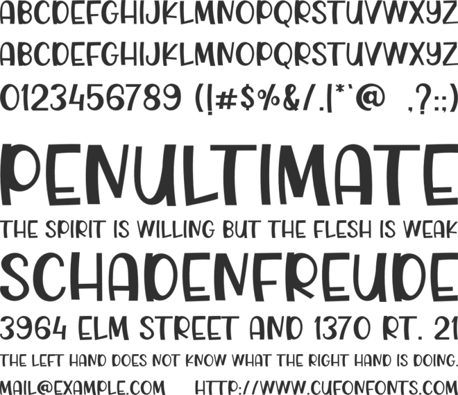 Ballkids Game font preview
