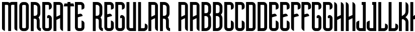 Morgate Regular font
