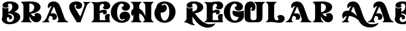 Bravecho Regular font