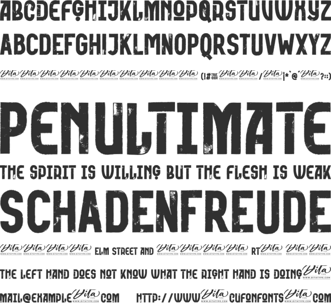 Truecolor Personal Use font preview