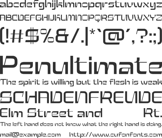 Cosmic Vibrant font preview