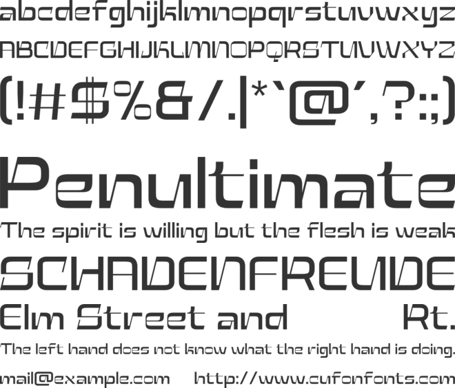 Cosmic Vibrant font preview