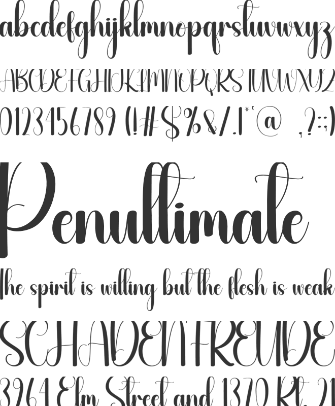 Seamstress font preview