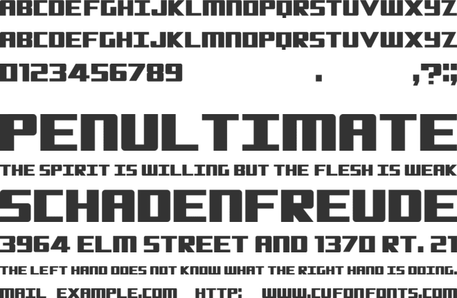 Airawat font preview