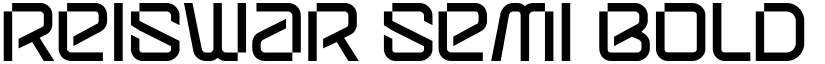 Reiswar Semi Bold font