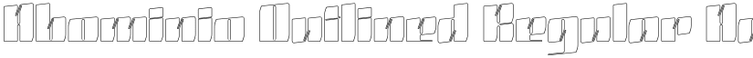 Abominio Outlined font download