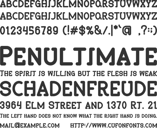 Snowy Christa font preview