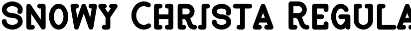 Snowy Christa Regular font