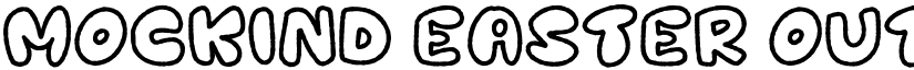 Mockind Easter Outline Regular font