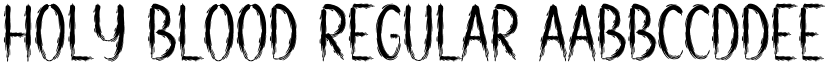 Holy Blood Regular font