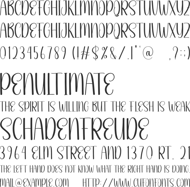 Grilled Chicken font preview