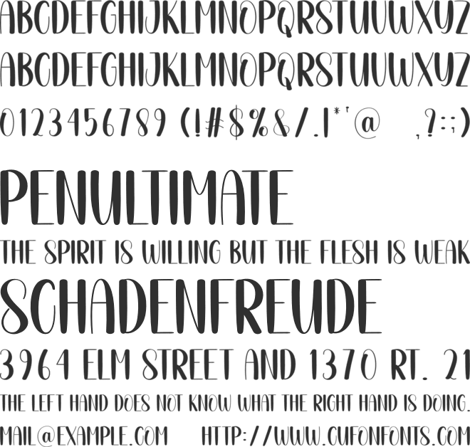 Muscle Sports font preview