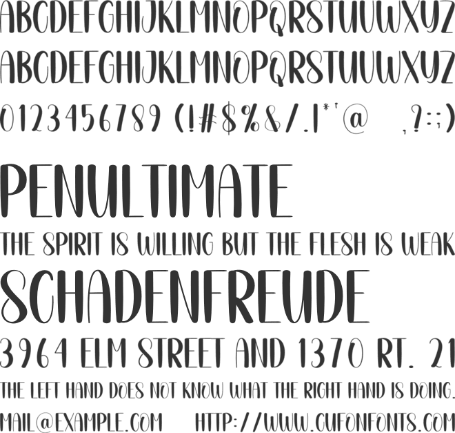 Muscle Sports font preview