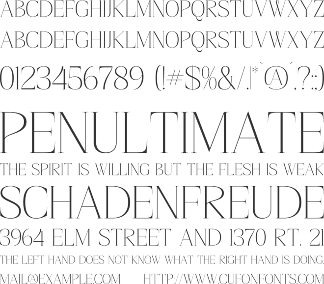 Magisse font preview