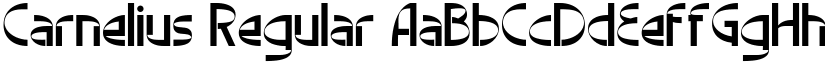 Carnelius Regular font