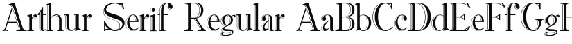 Arthur Serif Regular font