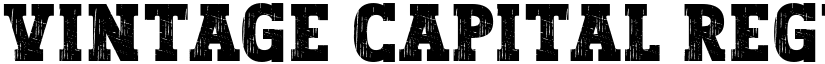 Vintage Capital Regular font