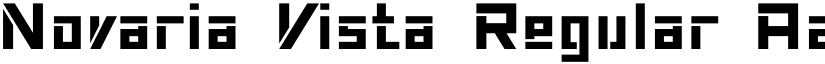 Novaria Vista Regular font
