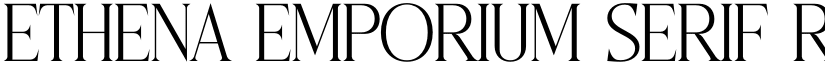 Ethena Emporium Serif Regular font