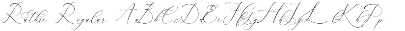 Ruthie Regular font