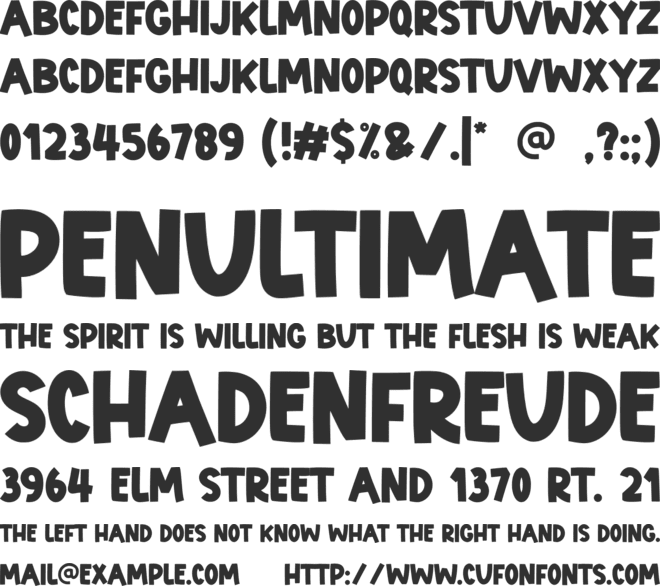 Pink Fresh font preview