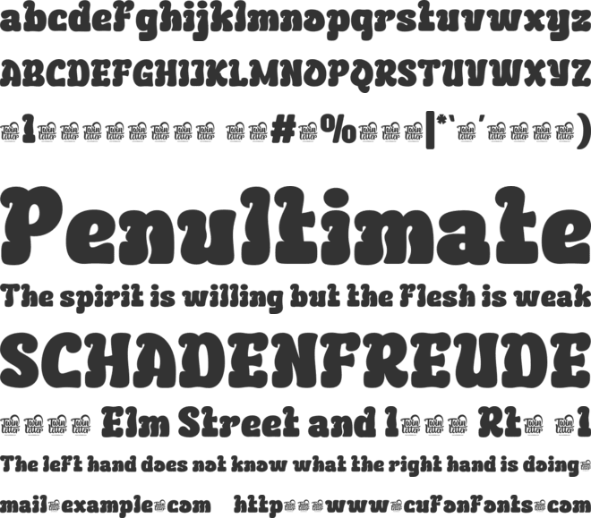 BEKURI Trial font preview